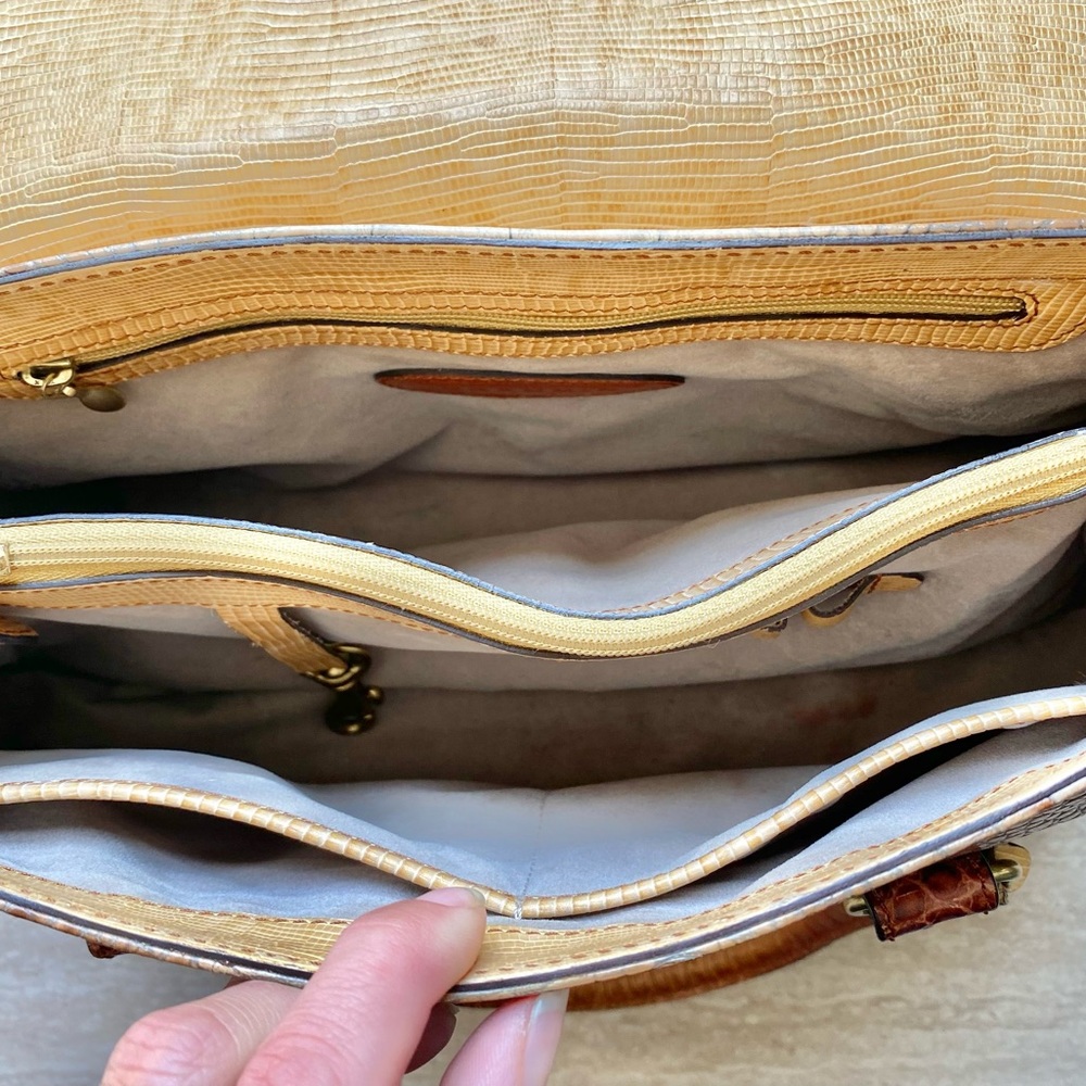Brahmin Torey Tri Color Handbag - Picture 10 of 14
